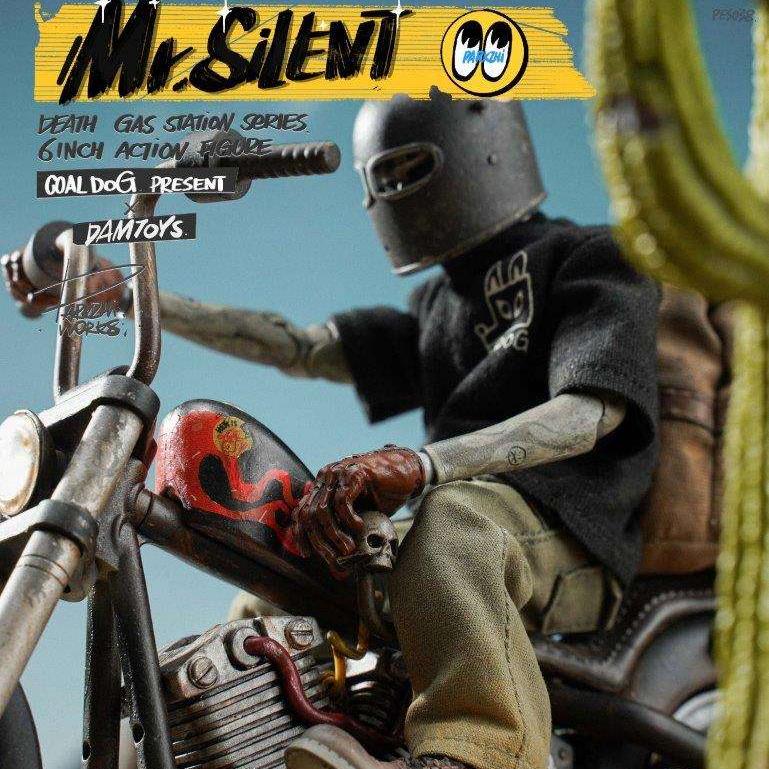 Mr. Silent Deluxe Edition & Bike 1/12 Scale - Hobby Bee Canada