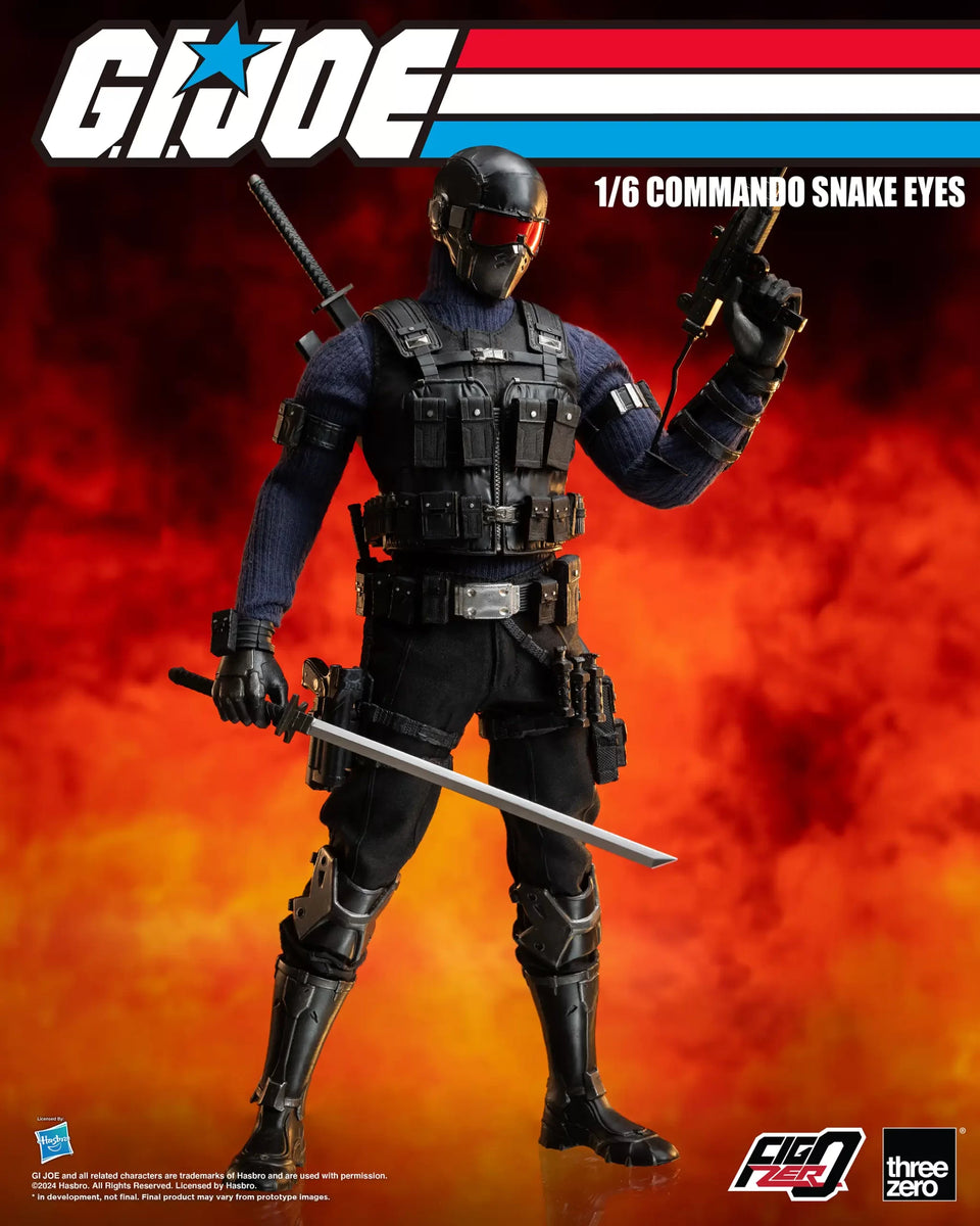 Hasbro G.I. Joe スネークアイズ Ninja Commando Backorder] G.I. Joe FigZero 1/6 Commando Snake Eyes - Hobby