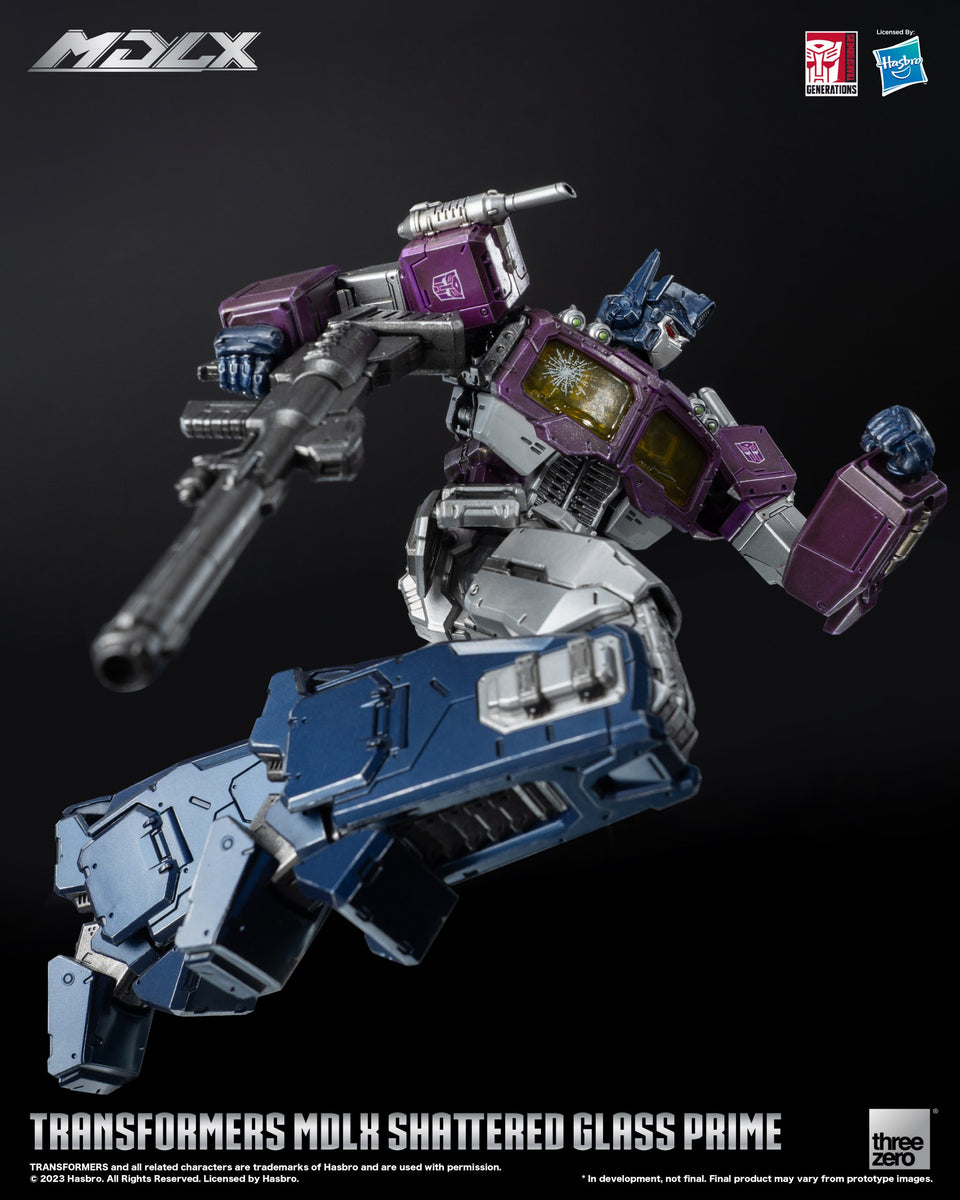 Transformers MDLX Shattered Glass Optimus Prime - Hobby Bee Canada