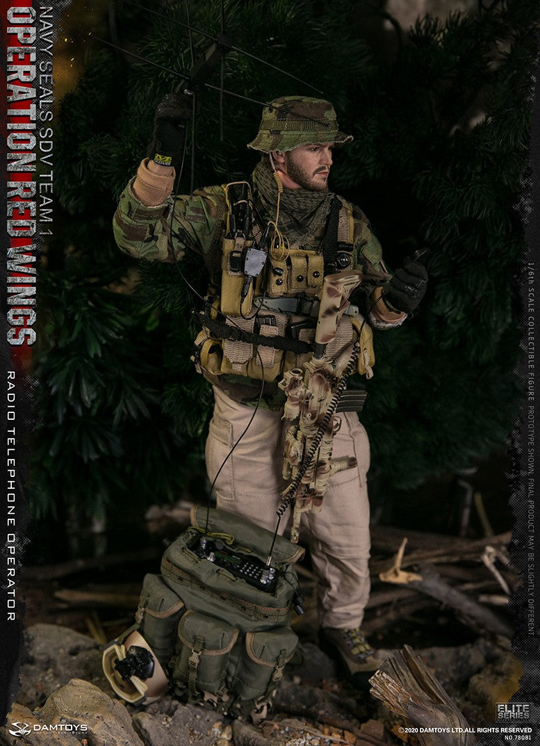ネイビーシールズ SDVチーム1 - ラジオ テレフォン オペレーター DAM Toys Operation Red Wings NAVY SEALS SDV Team 1 Radio