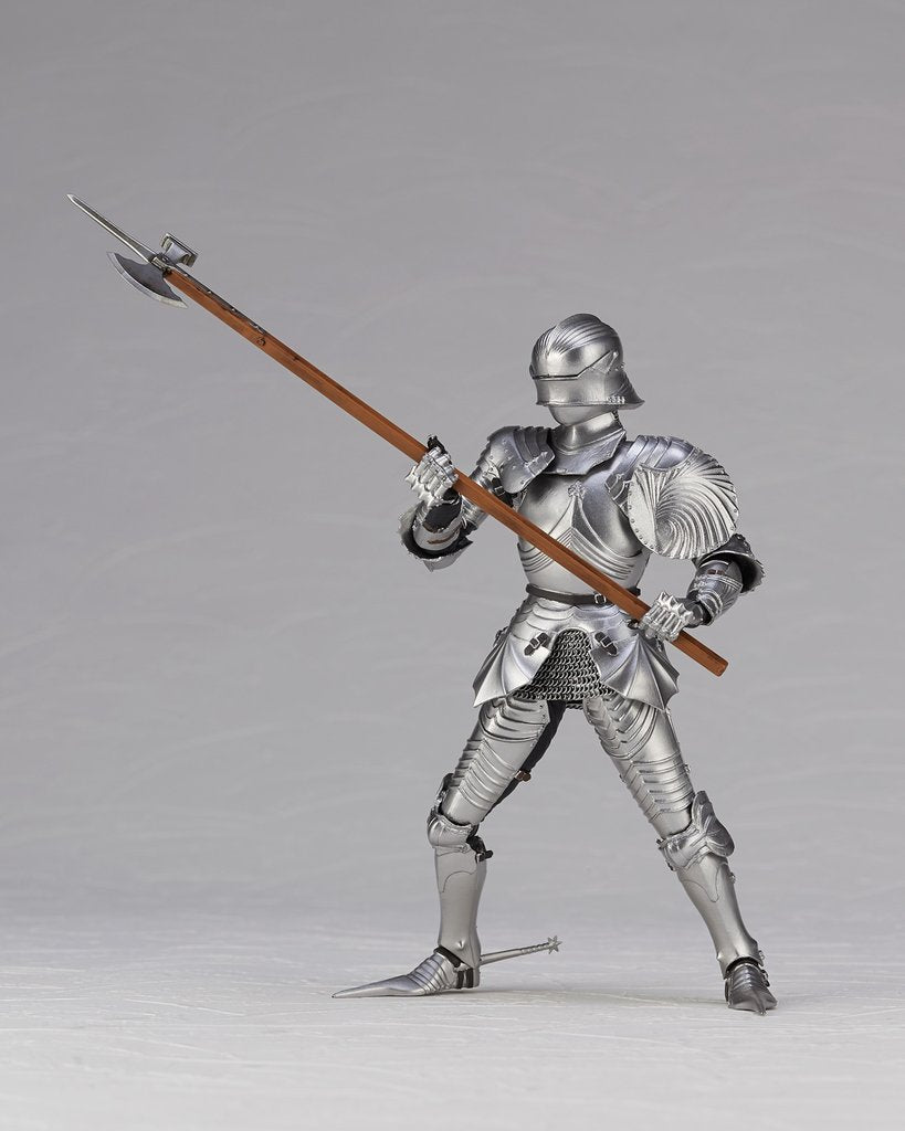 Kaiyodo KT Project KT-027 Takeya Style Jizai Okimono 15th Century Gothic  Equestrian Armor Silver