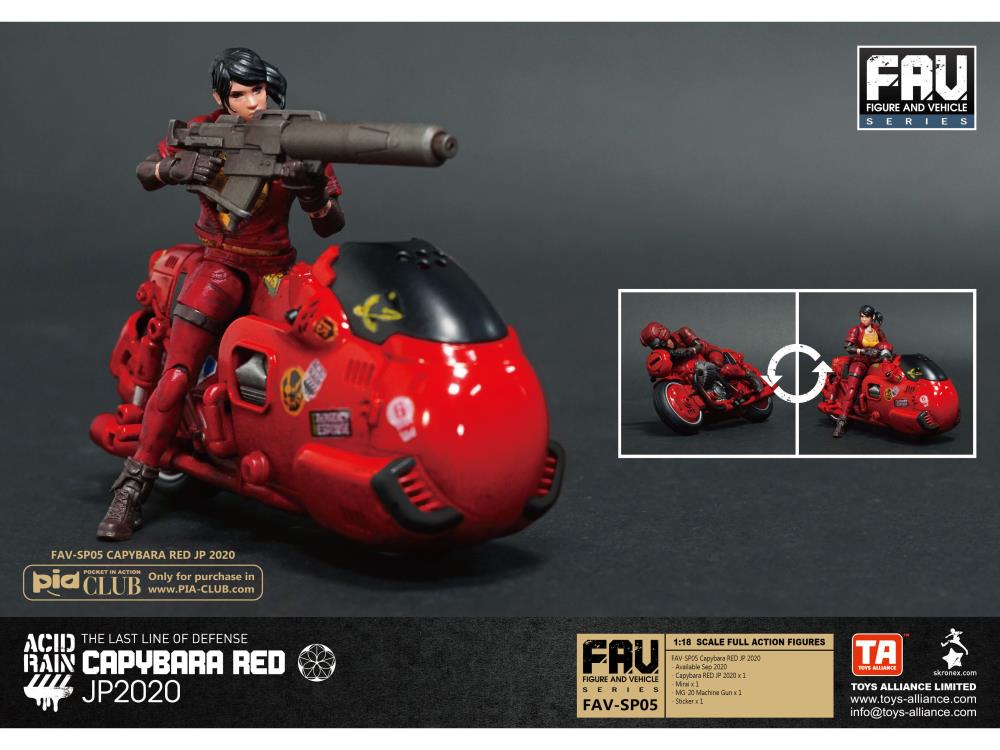 アシッドレイン　FAV-SP05 Capybara RED JP 2020 Acid Rain FAV-SP05 Capybara RED JP 2020 Set - Hobby Bee Canada