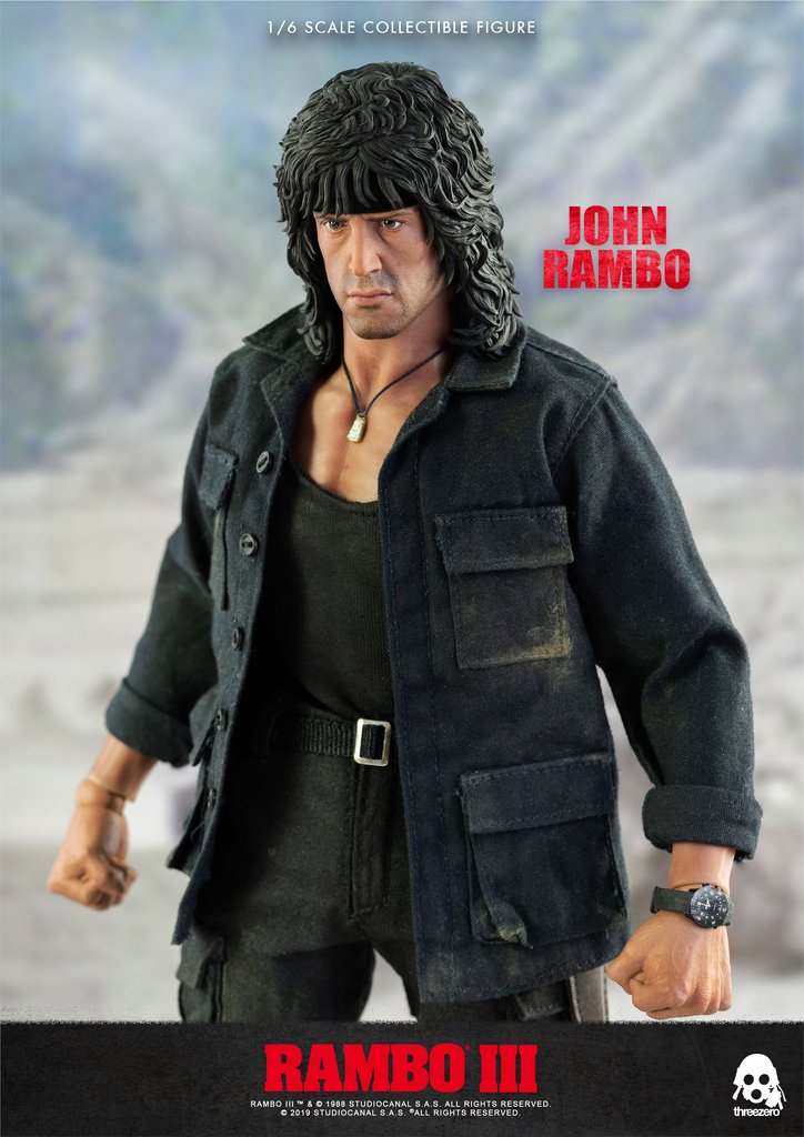 Threezero RAMBO III RAMBO 1/6 Scale - Hobby Bee Canada
