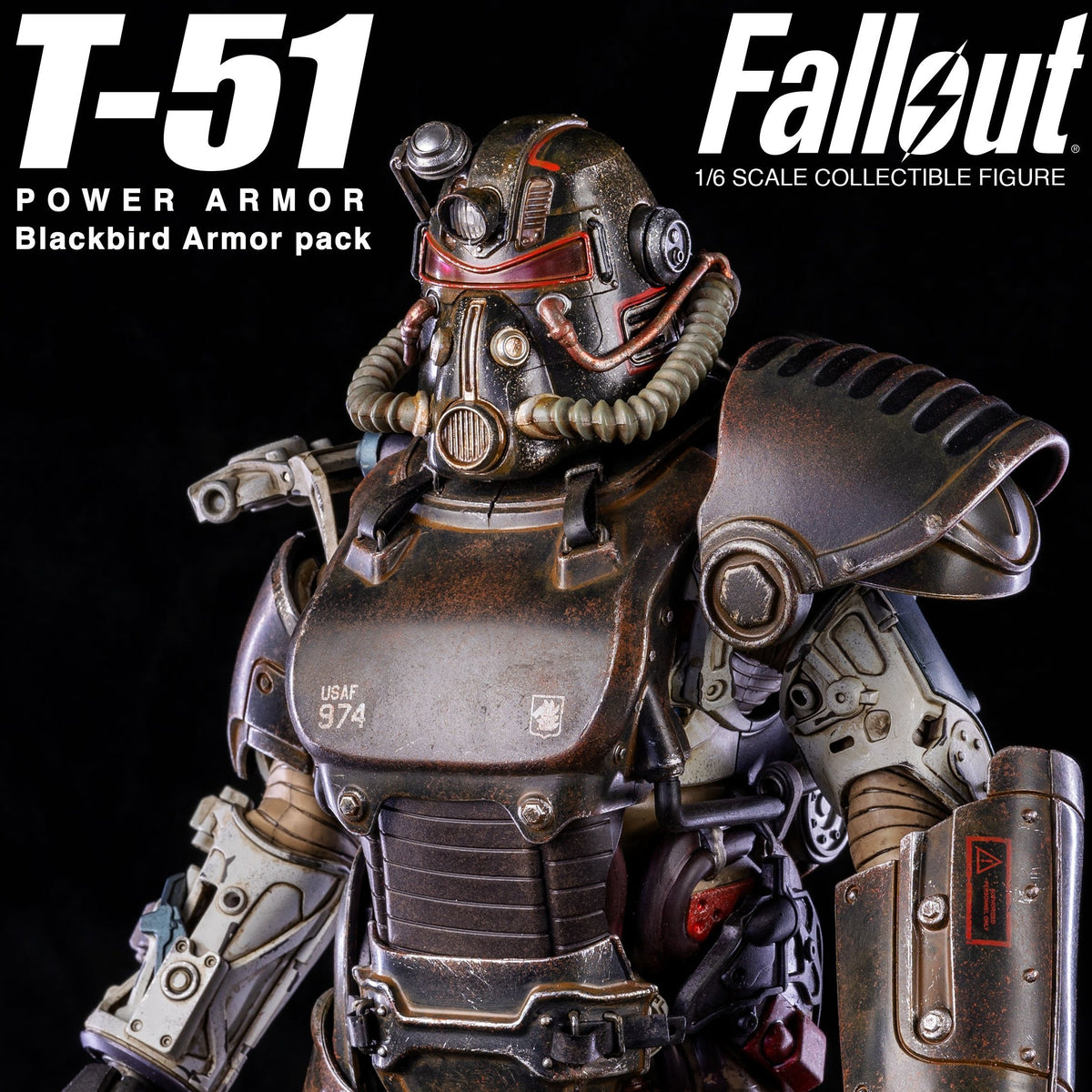 Threezero FALLOUT T-51 POWER ARMOR BLACKBIRD ARMOR PACK 1/6
