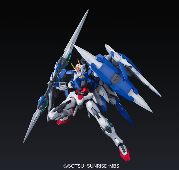Bandai Hobby MG 1/100 00 Celestial Being Mobile Suit GN-0000+GNR