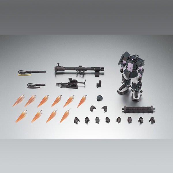 Bandai Robot Spirits - Mobile Suit Gundam MS-06R-1A ZAKU II High Mobility Type Black Tri Stars Ver. A.N.I.M.E.