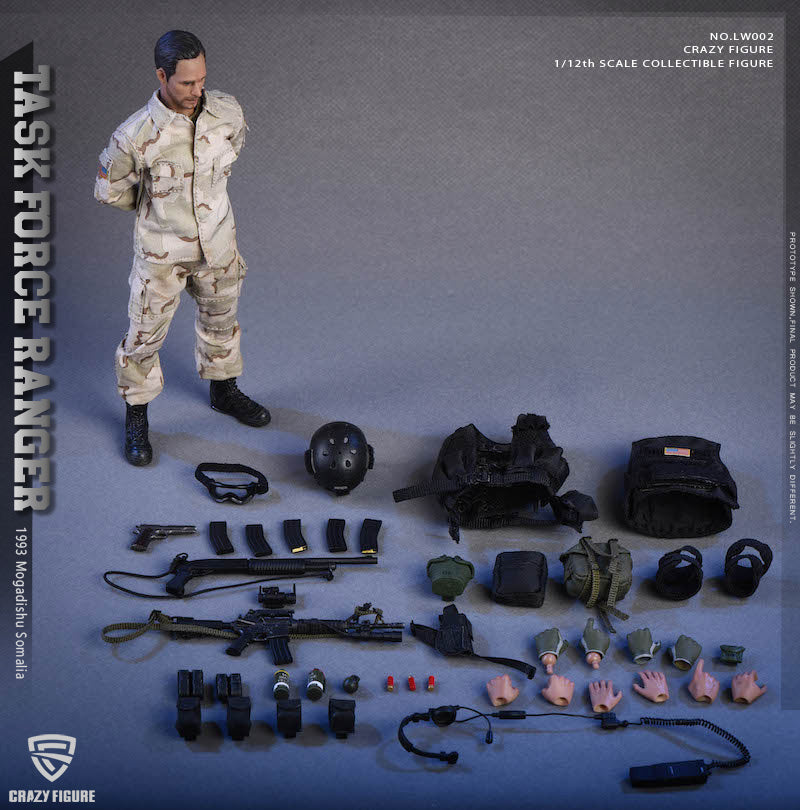 CRAZY FIGURE LW002 Task Force Ranger Special Operations Command 1