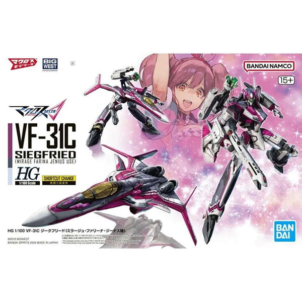 [Backorder] Bandai Hobby HG 1/100 VF-31C SIEGFRIED (MIRAGE FARINA JENI ...