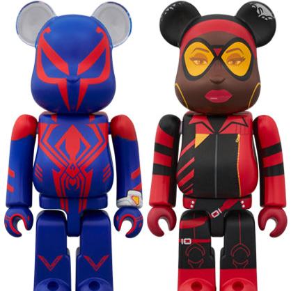 BE@RBRICK Spider-Man 2099 & Spider-Woman 2 Set