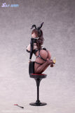 Champagne And Bunny Girl Rose Black Stockings