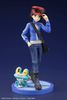 Pokémon Calem with Froakie ARTFX J Statue