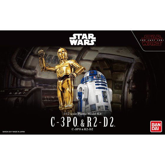 Bandai Hobby Star Wars 1/12 C-3PO & R2-D2