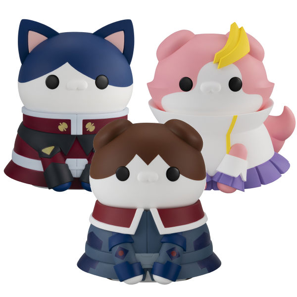 [Backorder] MEGA CAT PROJECT Mobile Suit Gundam SEED Nyanto! The Big Series Nyandam SEED Kira＆Athrun＆Lacus Set【with gift】