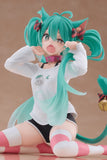 Hatsune Miku Desktop Cute Figure (Cat Ear T-Shirt Ver.) Reissue