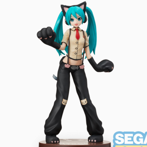 SEGA Hatsune Miku: Project DIVA Arcade Future Tone SPM Figure Hatsune Miku Kitty Cat