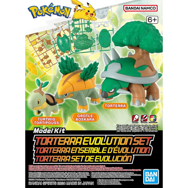 Bandai Hobby POKEMON MODEL KIT TORTERRA EVOLUTION SET