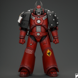 WARHAMMER Word Bearers MkVI Tactical Sergeant with Power Sword and Plasma Pistol
