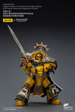 Imperial Fists Legion Praetor in Tartaros Terminator Armour with Power Sword and Vigil Storm Shield