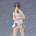Figma 569b Female Body (Mika) with Mini Skirt Chinese Dress Outfit (White)