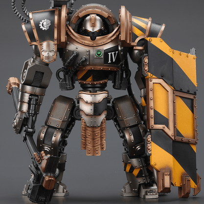 WARHAMMER Iron Warriors Iron Circle Domitar-Ferrum Class Battle-automata with Karceri Battle Shield and Graviton Crusher