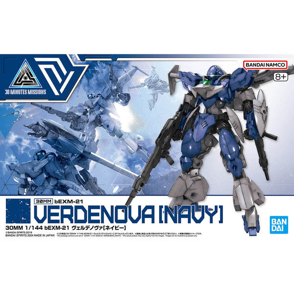 [Backorder] Bandai Hobby 30MM 1/144 bEXM-21 VERDENOVA [NAVY]