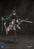 HIYA Exquisite Basic Series 1/12 5.7 Inch Attack on Titan 1-3 Levi Ackerman Action Figure