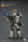 WARHAMMER Iron Warriors MKVI Tactical Sergeant with Power Sword and Plasma Pistol