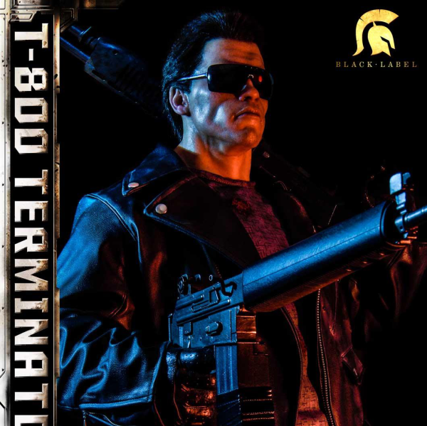 High Definition Museum Masterline Black Label The Terminator (Film) T-800 Terminator 1/2 Scale