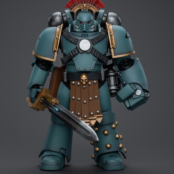 WARHAMMER Sons of Horus MKIV Tactical Squad Sergeant with Power Fist
