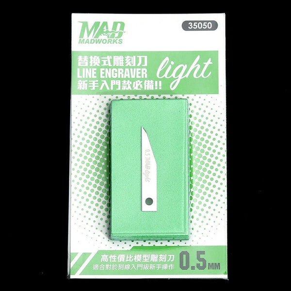Madworks 35050 Line Engraver Light 0.5mm Chisel