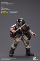[Backorder] WARHAMMER Astra Militarum Cadian Command Squad Veteran with Medi-pack