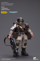 [Backorder] WARHAMMER Astra Militarum Cadian Command Squad Veteran with Medi-pack