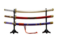 Roronoa Zoro Three Sword Style set (Wado Ichimonji, Sandai Kitetsu, Enma) "One Piece" Proplica
