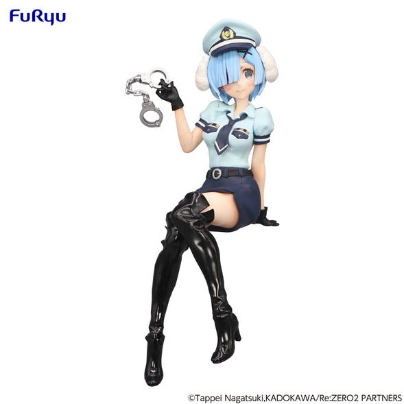 Re:ZERO -Starting Life in Another World- Noodle Stopper Figure Rem Police Officer Cap with Dog Ears