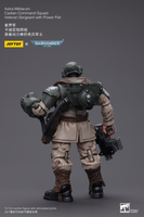 [Backorder] WARHAMMER Astra Militarum Cadian Command Squad Veteran Sergeant with Power Fist