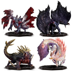 CAPCOM FIGURE BUILDER CUBE "MONSTER HUNTER" (Gore Magala/ Crimson Glow Valstrax/ Magnamalo(Enraged)/ Mizutsune)