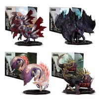 CAPCOM FIGURE BUILDER CUBE "MONSTER HUNTER" (Gore Magala/ Crimson Glow Valstrax/ Magnamalo(Enraged)/ Mizutsune)