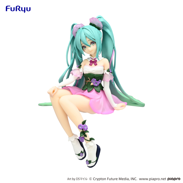 Hatsune Miku Noodle Stopper Figure "Flower Fairy Morning Glory Pink Color ver."