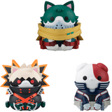 Mega Cat Project My Hero Academia Nyanto! The Big Heroaca Cats Series Midoriya & Bakugo & Todoroki set (with gift)