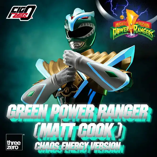 Mighty Morphin Power Rangers FigZero 1/6 Green Ranger (Matt Cook) Chaos Energy Version