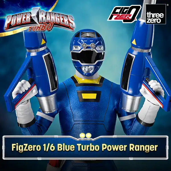 Power Rangers Turbo FigZero 1/6 Blue Turbo Power Ranger