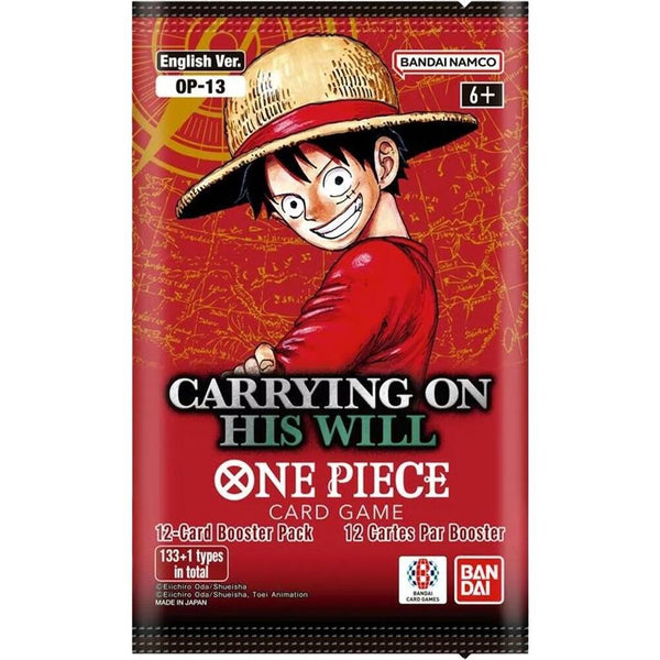 "One Piece Card Game" CARRYING ON HIS WILL - Booster Pack (OP-13)