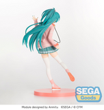 Hatsune Miku Project DIVA Arcade Future Tone SPM Figure Hatsune Miku Ribbon Girl