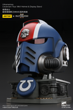 WARHAMMER Ultramarines Lieutenant Titus' MKX Helmet & Display Stand