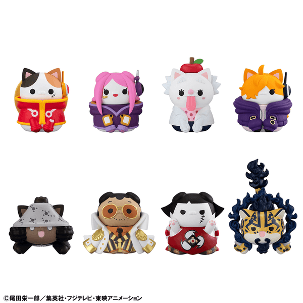 Mega Cat Project One Piece Nyan Piece Egghead Ver. (Set of 8)