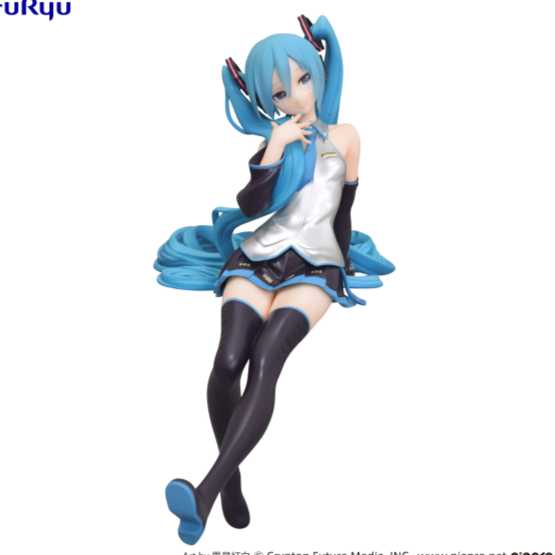 Hatsune Miku Noodle Stopper Figure Kuroboshi Kouhaku Ver.