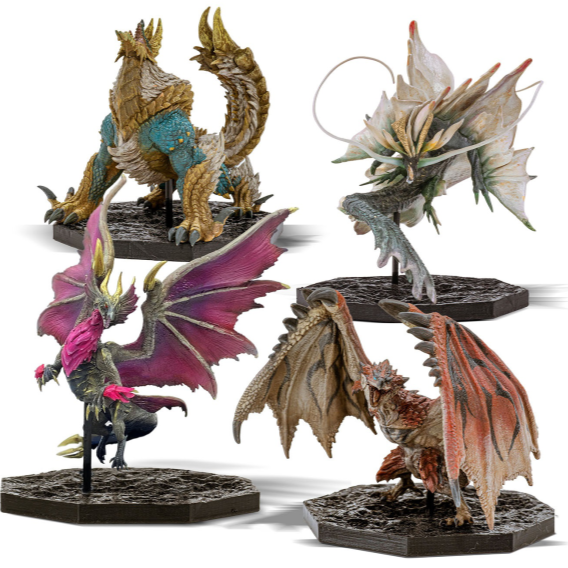 ゲームキャラクター CAPCOM FIGURE BUILDER CUBE Monster Hunter Capcom Figure Builder Cube Box (Set of 4