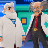 OSHI WORKS "Mega Man" Dr. Wily & Dr. Light