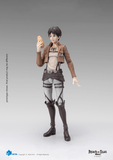 HIYA Exquisite Basic Series 1/12 5.9 Inch Attack on Titan 1-3 Eren Yeager Action Figure