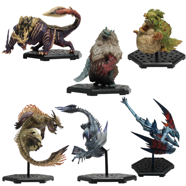 CAPCOM FIGURE BUILDER Monster Hunter Standard Model Plus THE BEST Vol.19, 20, 21 (Set of 6)